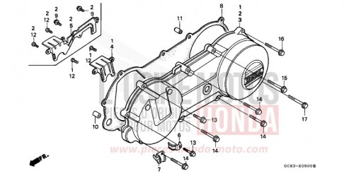 SEITENABDECKUNG, LINKS NH50MSK de 1989